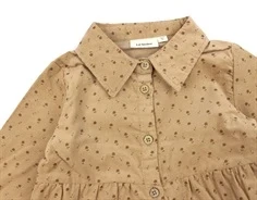 Lil Atelier nougat blomstret kjole